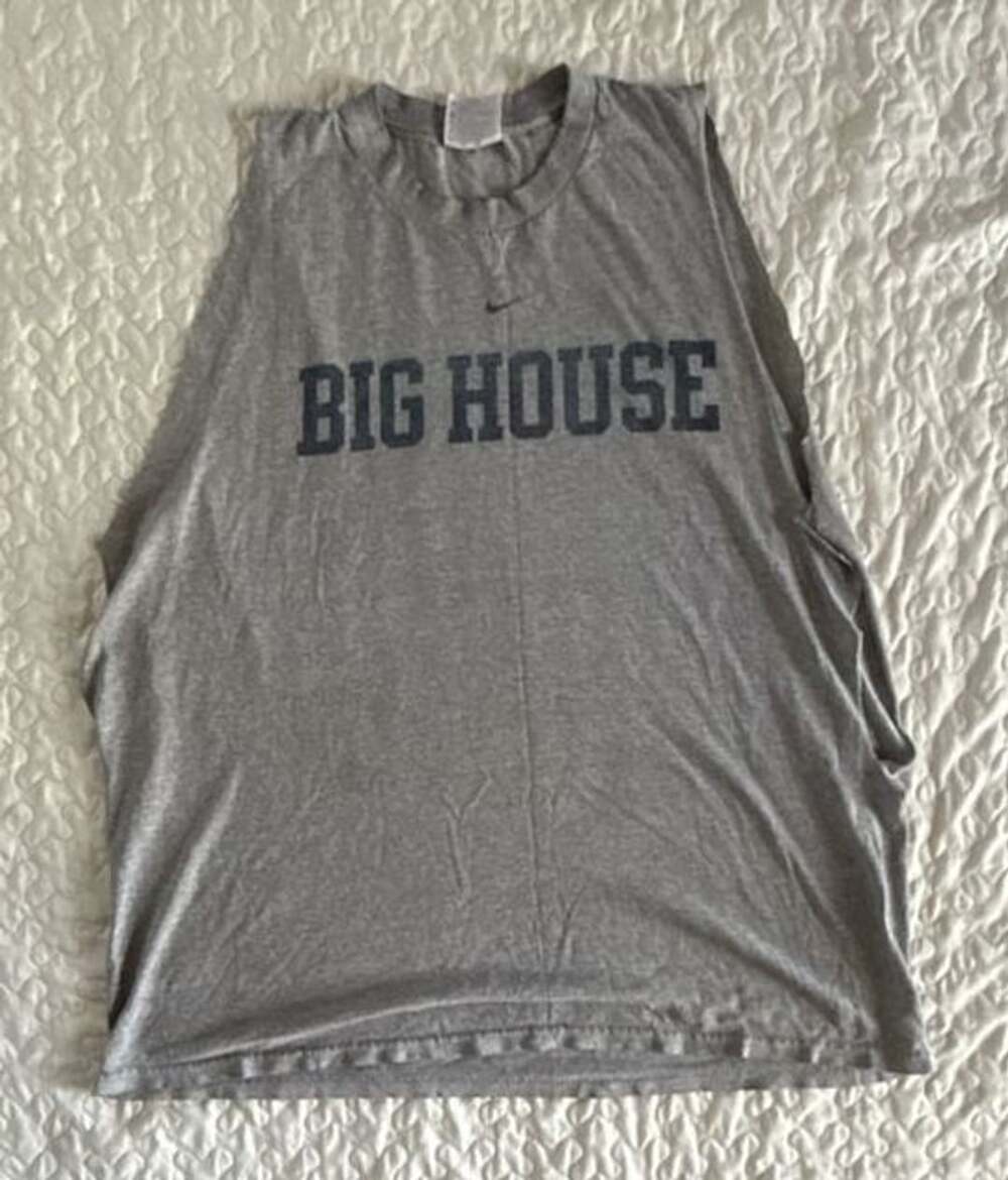 Vintage Nike Big House Michigan Sleeveless T-Shirt Size L from the early 2000’s